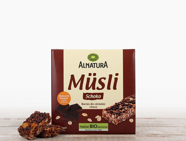 Bio Müsli Schoko Riegel, 6 Stück von Alnatura liefern lassen
