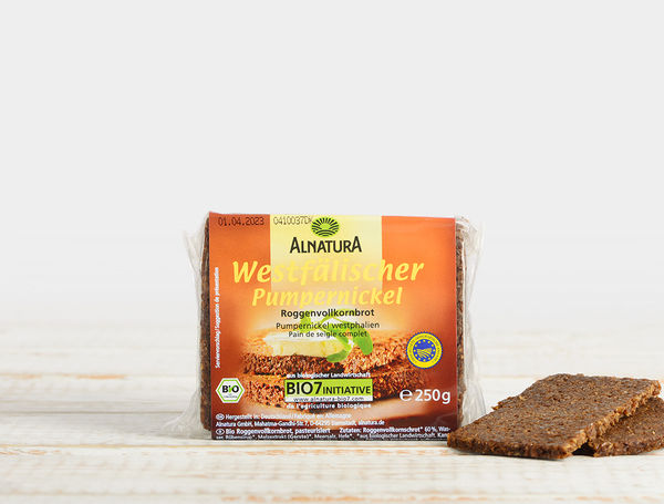Bio Westfälischer Pumpernickel, 250g von Alnatura liefern lassen