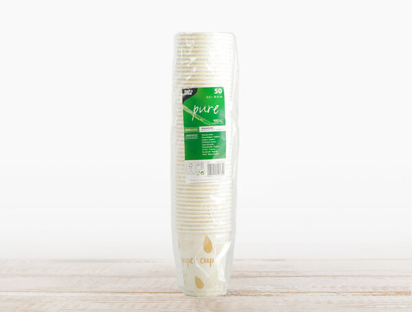 Have FSC cardboard cups, 50 pieces from Papstar delivered