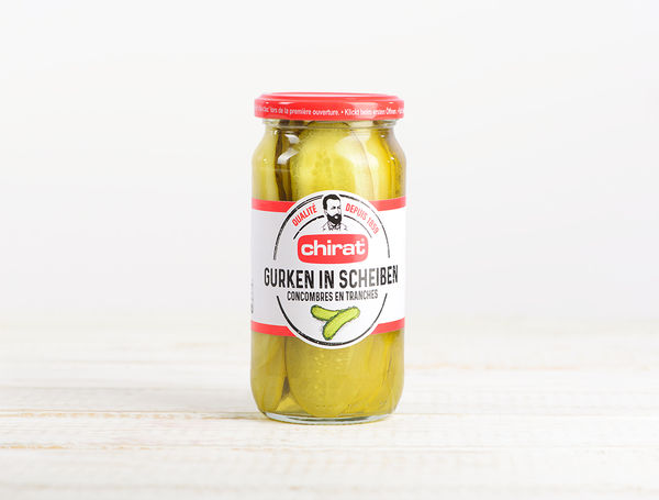 Chirat Gurken in Scheiben, 445g von Chirat schnell liefern lassen