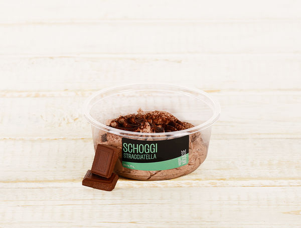 Have the Chocolate Straciatella Mousse, 130g from Hiltl Vegimetzg delivered