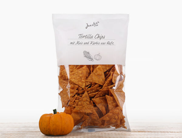 pumpkin tortilla chips