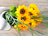 Bouquet de tournesols et d'herbes Bouquet de tournesols et d'herbes