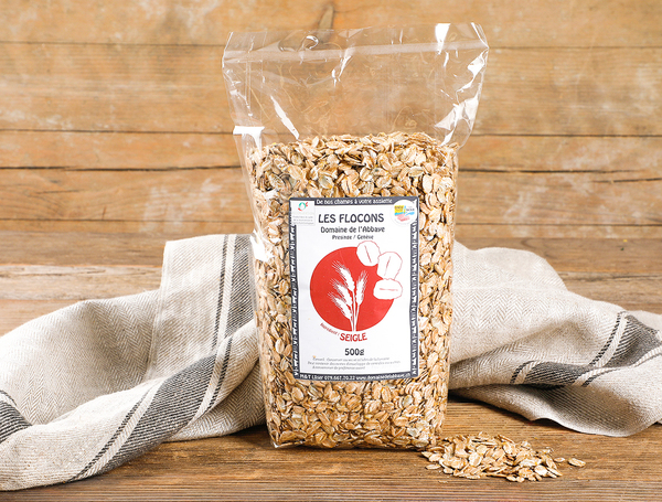 Bio Flocons de seigle du Domaine de l'Abbaye chez vous