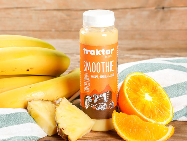 Have delivered Smoothie Orange-Banana from Traktor Biotta