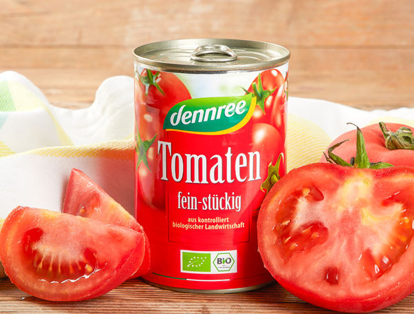 Bio Tomaten fein-stückig, 400g von dennree liefern lassen
