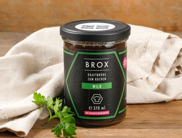 Bio Kraftbrühe Wild, 370g von Brox schnell liefern lassen Bio Kraftbrühe Wild, 370g von Brox schnell liefern lassen