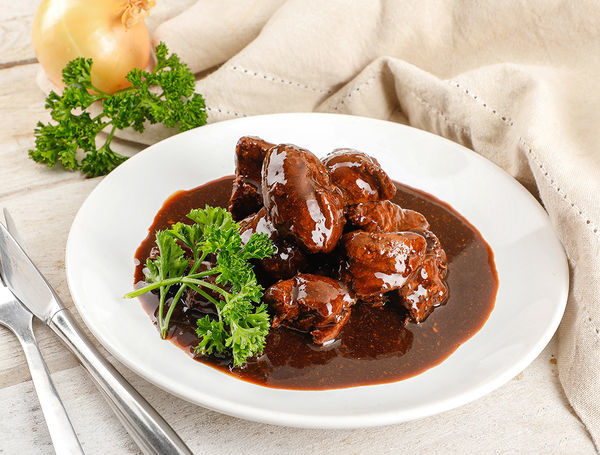 Have the Wild boar stew, cooked from Ochsen Gasthof delivered