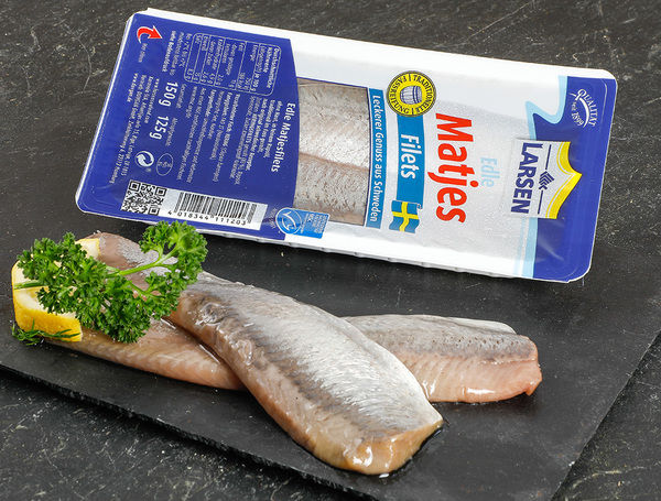 Edle Matjesfilets, 150g von Larsen Seafood liefern lassen